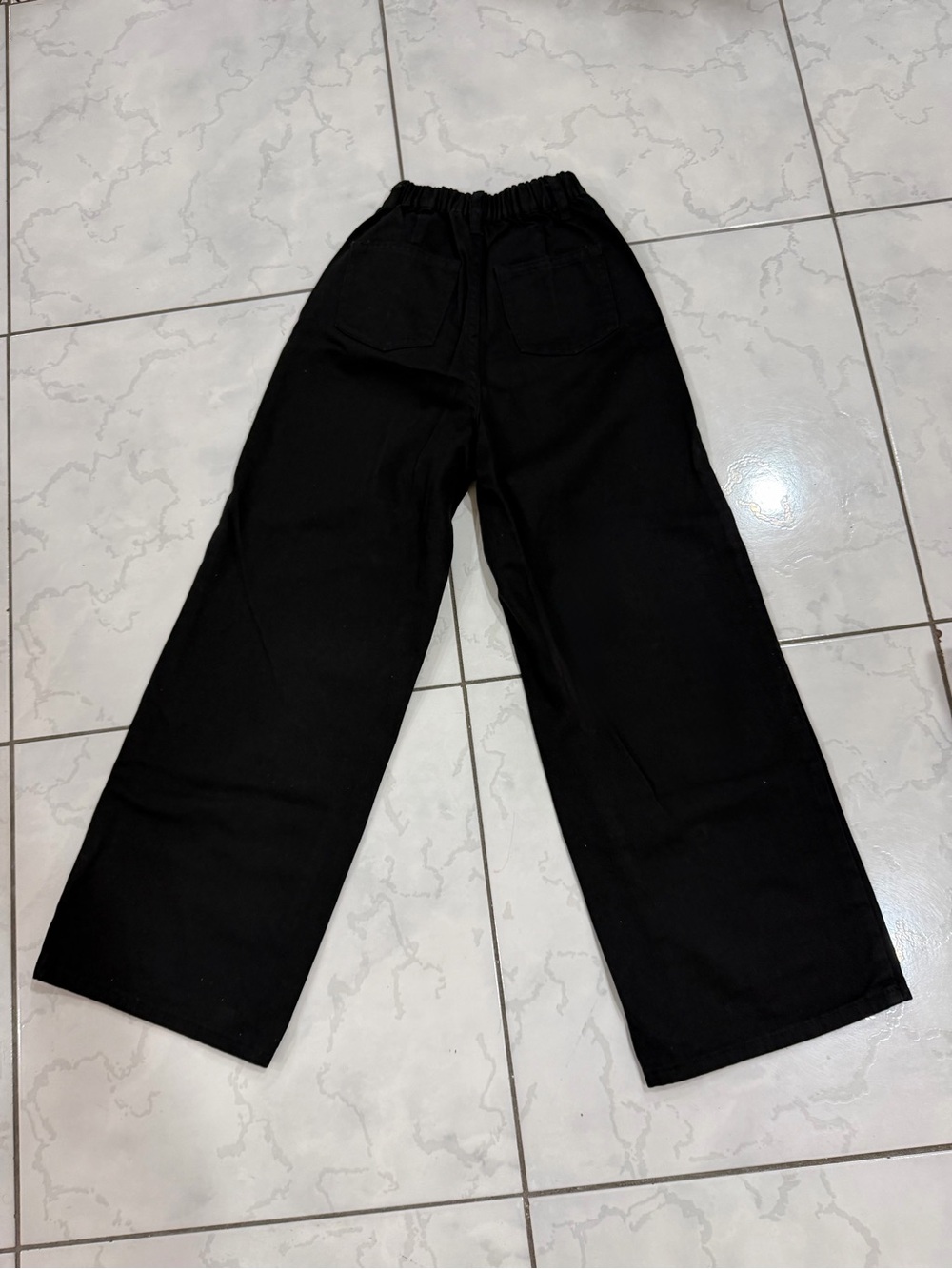 Black Jeans with Multicolor Bow size Girl's 10 - matches everything! - Picture 6 of 7